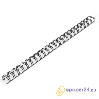 GRZBIETY DRUTOWE 3:1 6,4mm CZARNE (100)