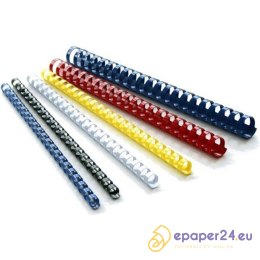 GRZBIETY DO BINDOWNIC 12,5mm CZERWONE (100)