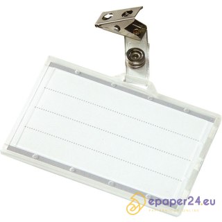 Identyfikator Donau 87x54mm z klipsem