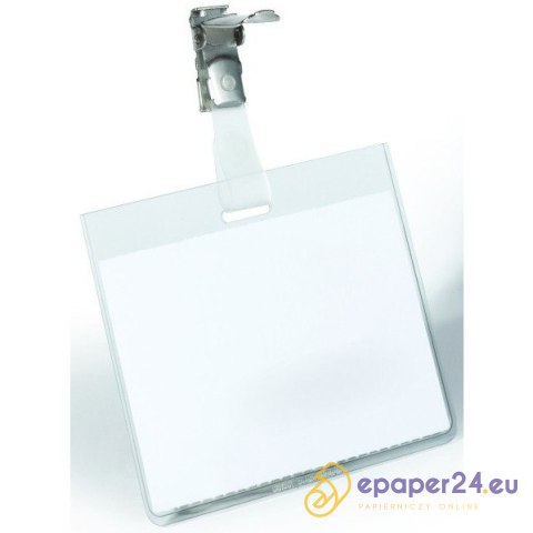 IDENTYFIKATOR DURABLE 60*90mm POZIOMY Z KLIPEM (25) IDENTYFIKATOR DURABLE 60*90mm POZIOMY Z KLIPEM (25)