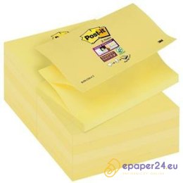 KARTECZKI POST-IT SUPER STICKY Z-NOTES 76x127mm ŻÓŁTE (90)