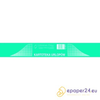 KARTOTEKA URLOPÓW A5 (OFFSET) (20)