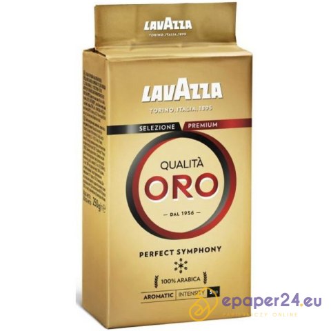 KAWA LAVAZZA QUALITA ORO 250g MIELONA KAWA LAVAZZA QUALITA ORO 250g MIELONA