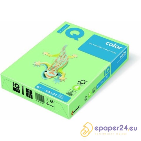 PAPIER MAESTRO COLOR A4/80g PASTEL JASNOZIELONY (500) PAPIER MAESTRO COLOR A4/80g PASTEL JASNOZIELONY (500)
