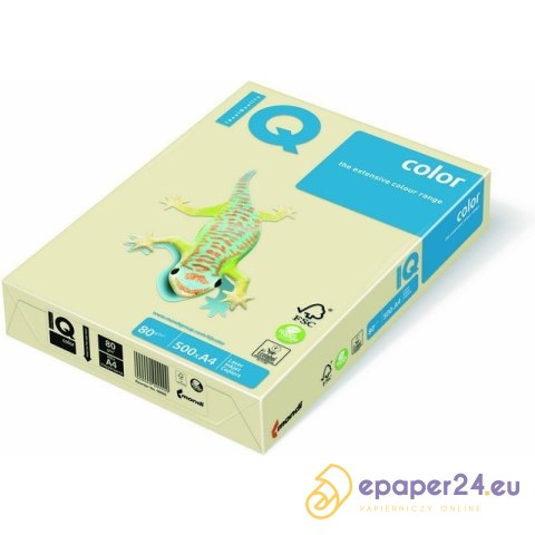 PAPIER MAESTRO COLOR A4/80g PASTEL WANILIOWY (500) PAPIER MAESTRO COLOR A4/80g PASTEL WANILIOWY (500)