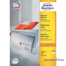 ETYKIETY A5 AVERY 105*148mm BIAŁE (200)