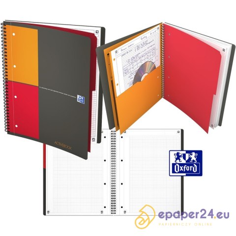 KOŁONOTATNIK OXFORD ACTIVEBOOK A4+/80K KRATKA KOŁONOTATNIK OXFORD ACTIVEBOOK A4+/80K KRATKA