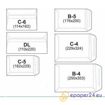 KOPERTY DL HK BIAŁE (50) KOPERTY DL HK BIAŁE (50)