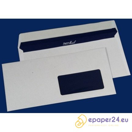 KOPERTY DL HK SUPER MAIL OKNO PRAWE BIAŁA (400) KOPERTY DL HK SUPER MAIL OKNO PRAWE BIAŁA (400)