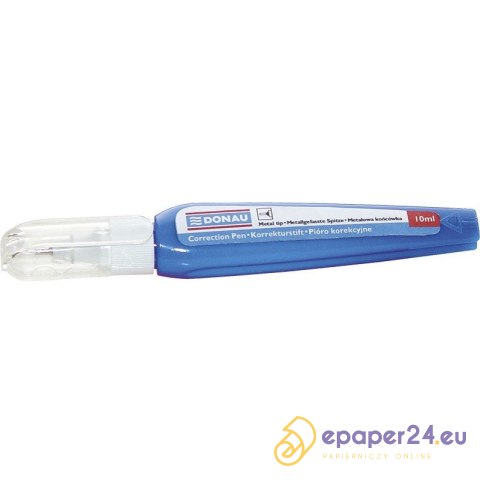 Korektor w piórze Donau 10ml metalowa końcówka Korektor w piórze Donau 10ml metalowa końcówka