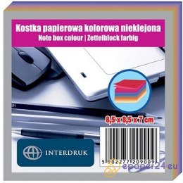 KOSTKA PAPIEROWA 85x85x50mm NIEKLEJONA KOLOR
