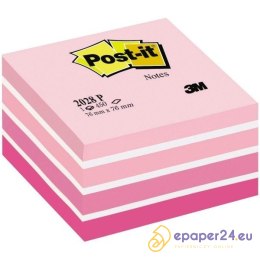 KARTECZKI POST-IT 76x76mm RÓŻOWE (450)