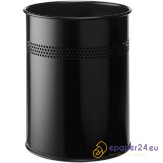 KOSZ NA ŚMIECI DURABLE 15L METALOWY CZARNY