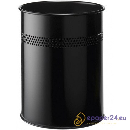 KOSZ NA ŚMIECI DURABLE 15L METALOWY CZARNY KOSZ NA ŚMIECI DURABLE 15L METALOWY CZARNY