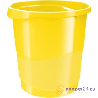 KOSZ NA ŚMIECI ESSELTE EUROPOST 14L ŻÓŁTY