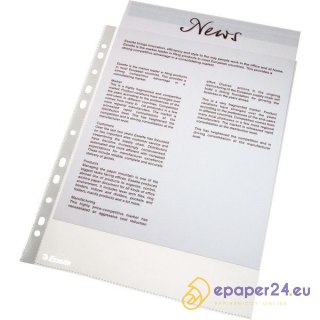 KOSZULKI ESSELTE A4/43µm GROSZKOWE (100)