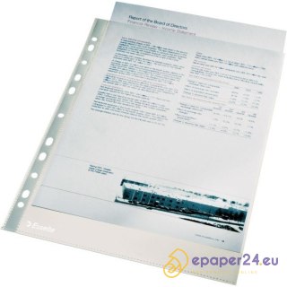 KOSZULKI ESSELTE A4/105µm KRYSTALICZNE (100)