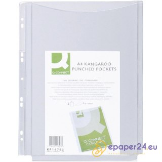 Koszulki na katalogi Q-Connect A4/150µm krystaliczne (5)
