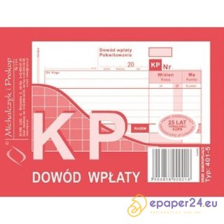 KP - DOWÓD WPŁATY A6 (WIELOKOPIA)