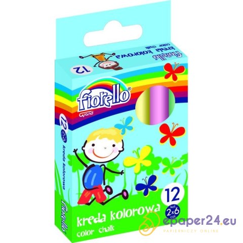 KREDA KOLOROWA FIORELLO 2x6 KOLORÓW (12) KREDA KOLOROWA FIORELLO 2x6 KOLORÓW (12)