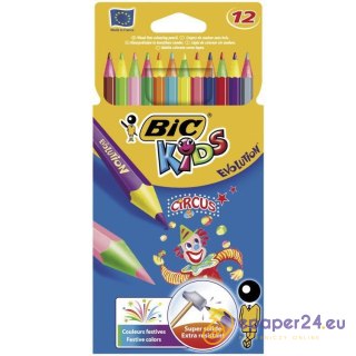 KREDKI BIC EVOLUTION CIRCUS VALET 12 KOLORÓW