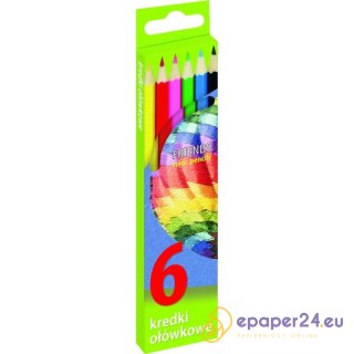 KREDKI OŁÓWKOWE UNIONL 6 KOLORÓW