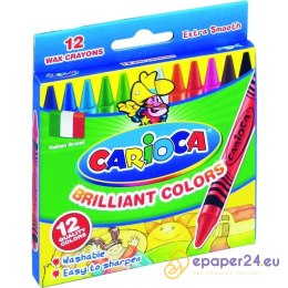 KREDKI ŚWIECOWE CARIOCA 12 KOLORÓW