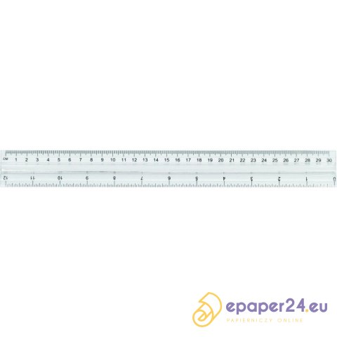 LINIJKA PRZEZROCZYSTA 30cm LINIJKA PRZEZROCZYSTA 30cm