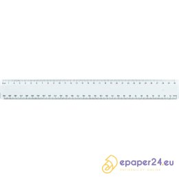 LINIJKA PRZEZROCZYSTA 30cm