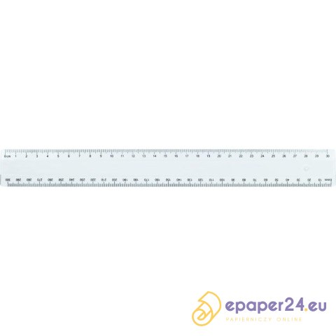 LINIJKA PRZEZROCZYSTA 30cm LINIJKA PRZEZROCZYSTA 30cm