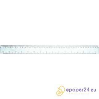 LINIJKA PRZEZROCZYSTA 40cm