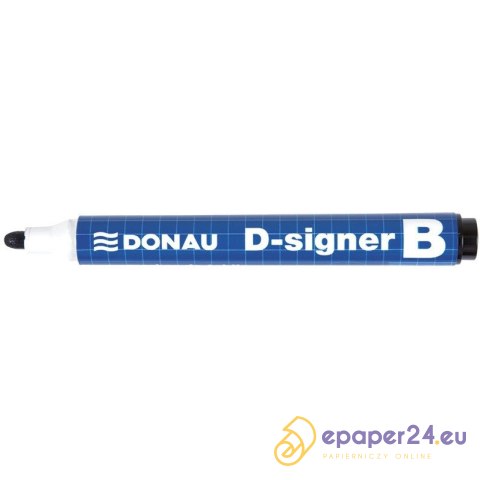 Marker do tablic Donau D-Signer czarny Marker do tablic Donau D-Signer czarny