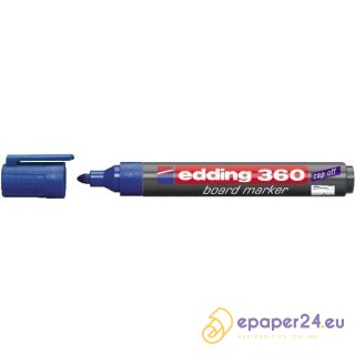 Marker do tablic Edding 360 niebieski