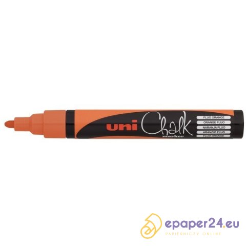 MARKER KREDOWY UNI CHALK PWE-5M POMARAŃCZOWY MARKER KREDOWY UNI CHALK PWE-5M POMARAŃCZOWY