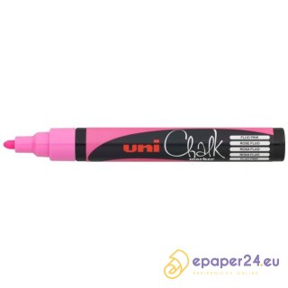 MARKER KREDOWY UNI CHALK PWE-5M RÓŻOWY