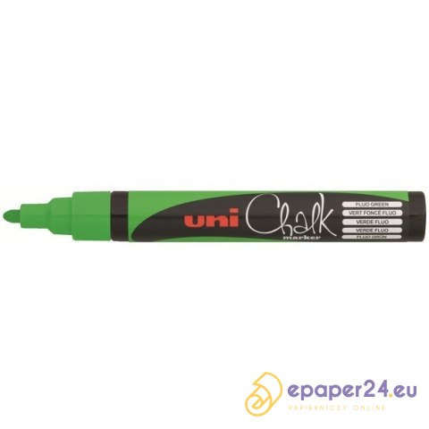 MARKER KREDOWY UNI CHALK PWE-5M ZIELONY MARKER KREDOWY UNI CHALK PWE-5M ZIELONY