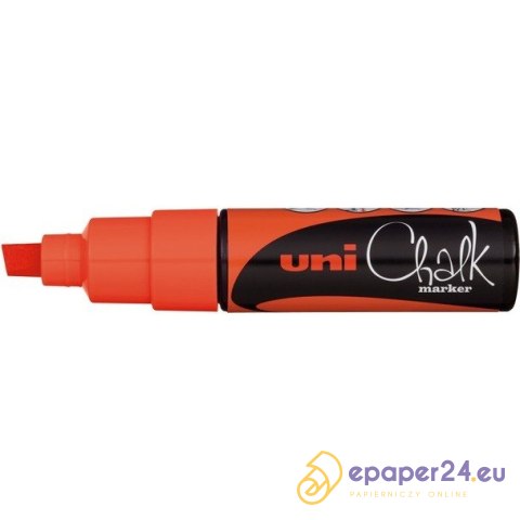 MARKER KREDOWY UNI CHALK PWE-8K POMARAŃCZOWY MARKER KREDOWY UNI CHALK PWE-8K POMARAŃCZOWY