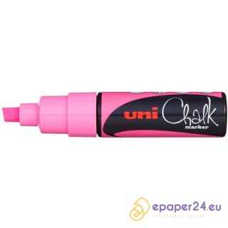 MARKER KREDOWY UNI CHALK PWE-8K RÓŻOWY