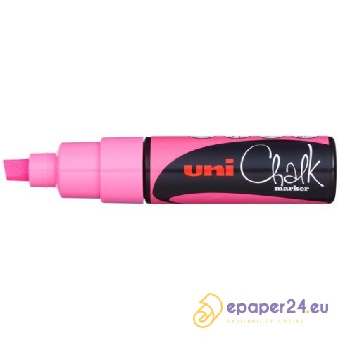 MARKER KREDOWY UNI CHALK PWE-8K RÓŻOWY MARKER KREDOWY UNI CHALK PWE-8K RÓŻOWY