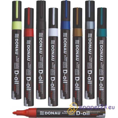 Marker olejowy Donau D-Oil 2.8mm biały Marker olejowy Donau D-Oil 2.8mm biały