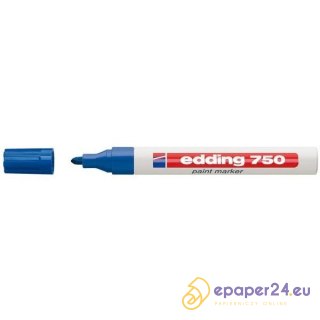 Marker olejowy Edding 750 niebieski