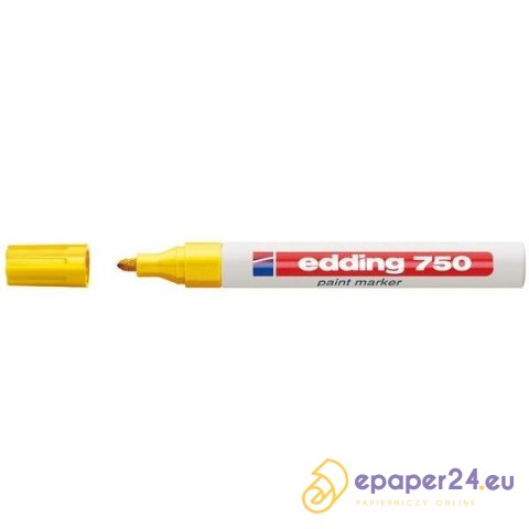 Marker olejowy Edding 750 żółty Marker olejowy Edding 750 żółty