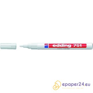 Marker olejowy Edding 751 biały