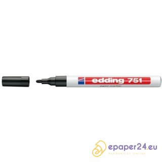 Marker olejowy Edding 751 czarny
