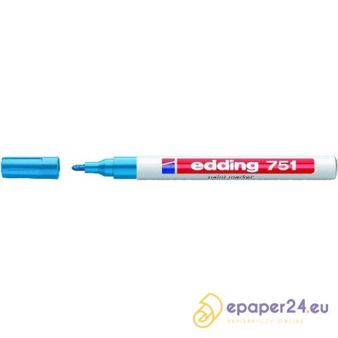 Marker olejowy Edding 751 niebieski Marker olejowy Edding 751 niebieski