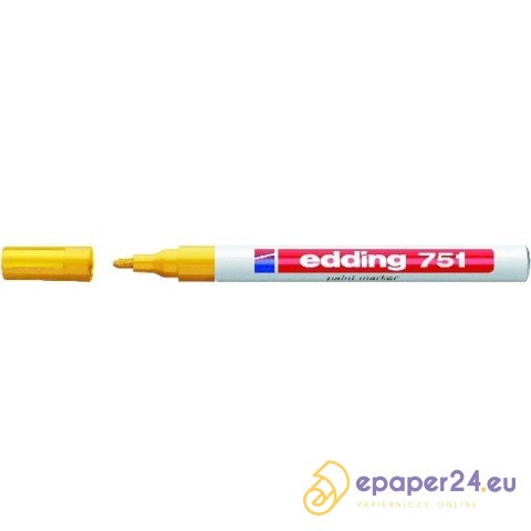 Marker olejowy Edding 751 żółty Marker olejowy Edding 751 żółty