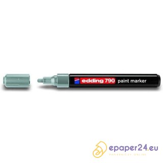 Marker olejowy Edding 790 srebrny