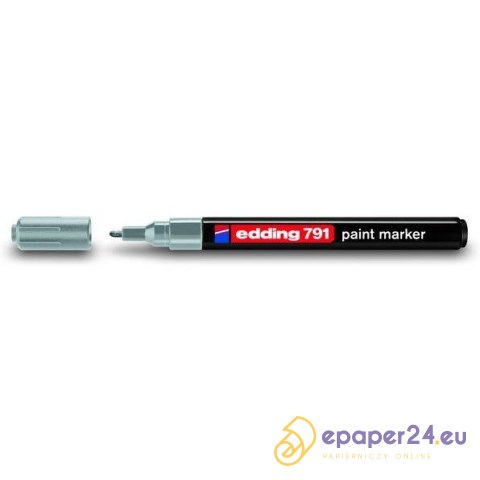 Marker olejowy Edding 791 srebrny Marker olejowy Edding 791 srebrny