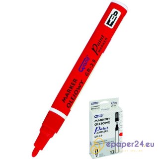 MARKER OLEJOWY GRAND CZERWONY