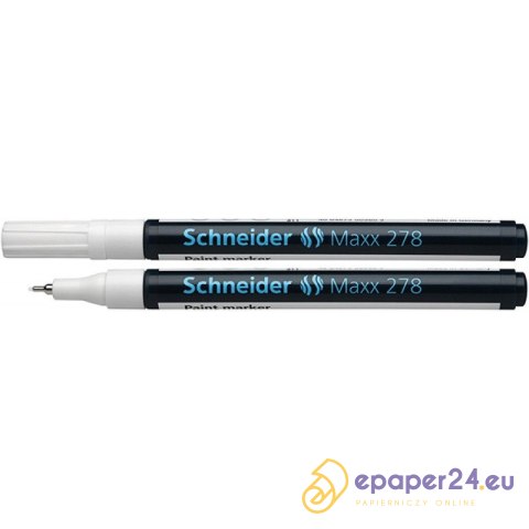 Marker olejowy Schneider Maxx 278 biały Marker olejowy Schneider Maxx 278 biały